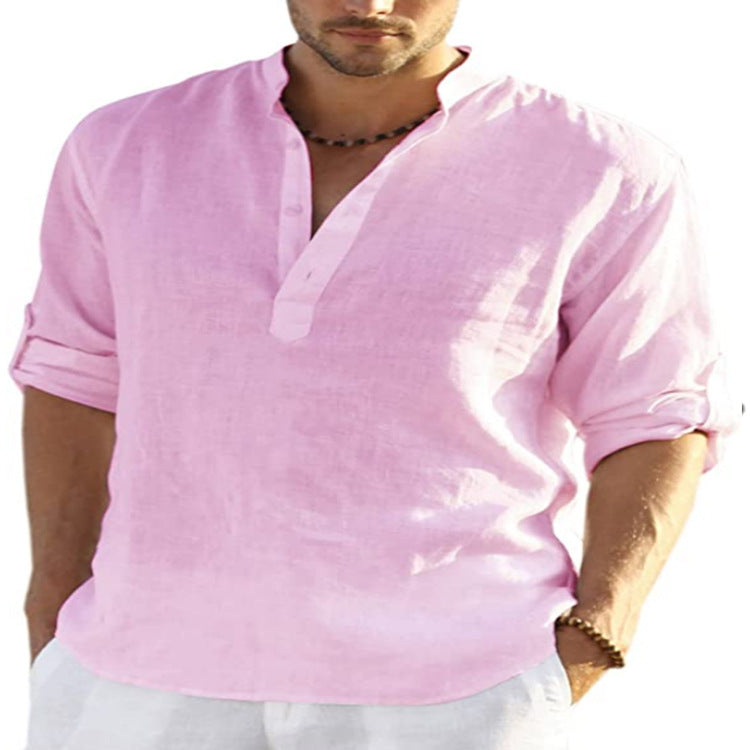 Loose Stand Collar Shirt - MBM INTERNATIONAL HOLDING