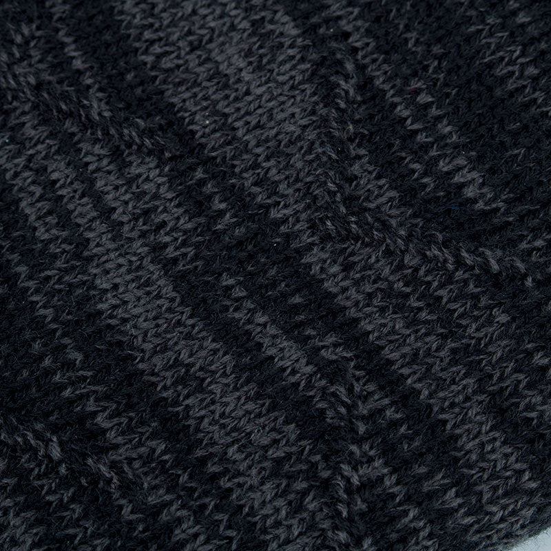 Diagonal hook hat bib knitted woolen hat