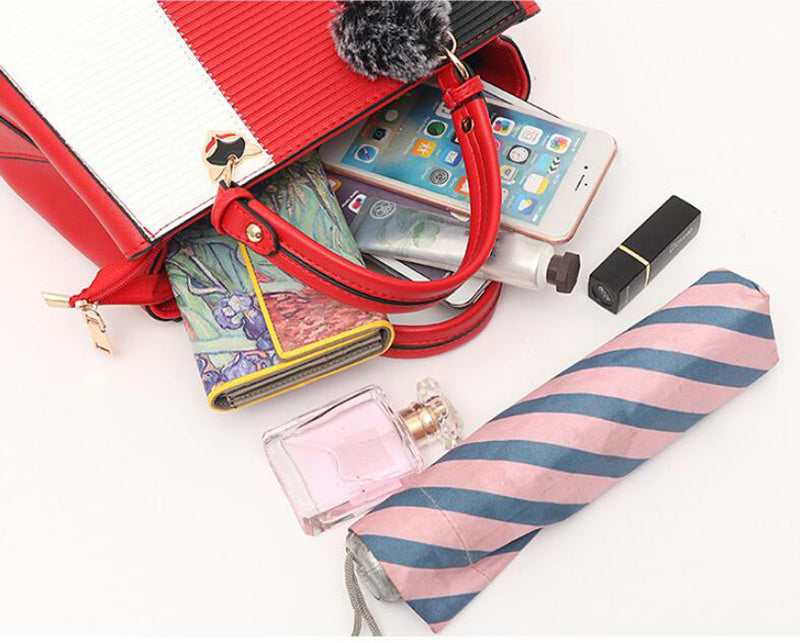 Hairball Ornaments Totes Handbag - MBM INTERNATIONAL HOLDING