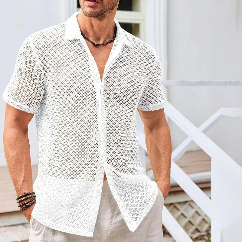 Short Sleeve Lapel Shirt - MBM INTERNATIONAL HOLDING