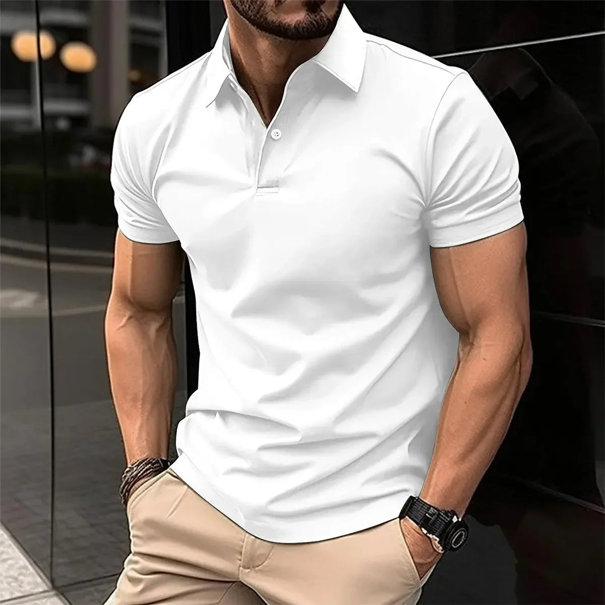 Short Sleeve Polo Shirt - MBM INTERNATIONAL HOLDING